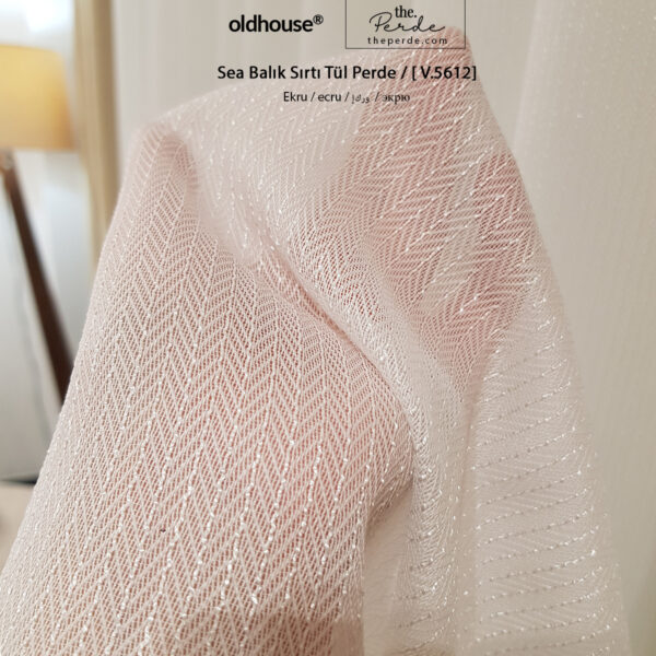 Sea Balık Sırtı Tül Perde